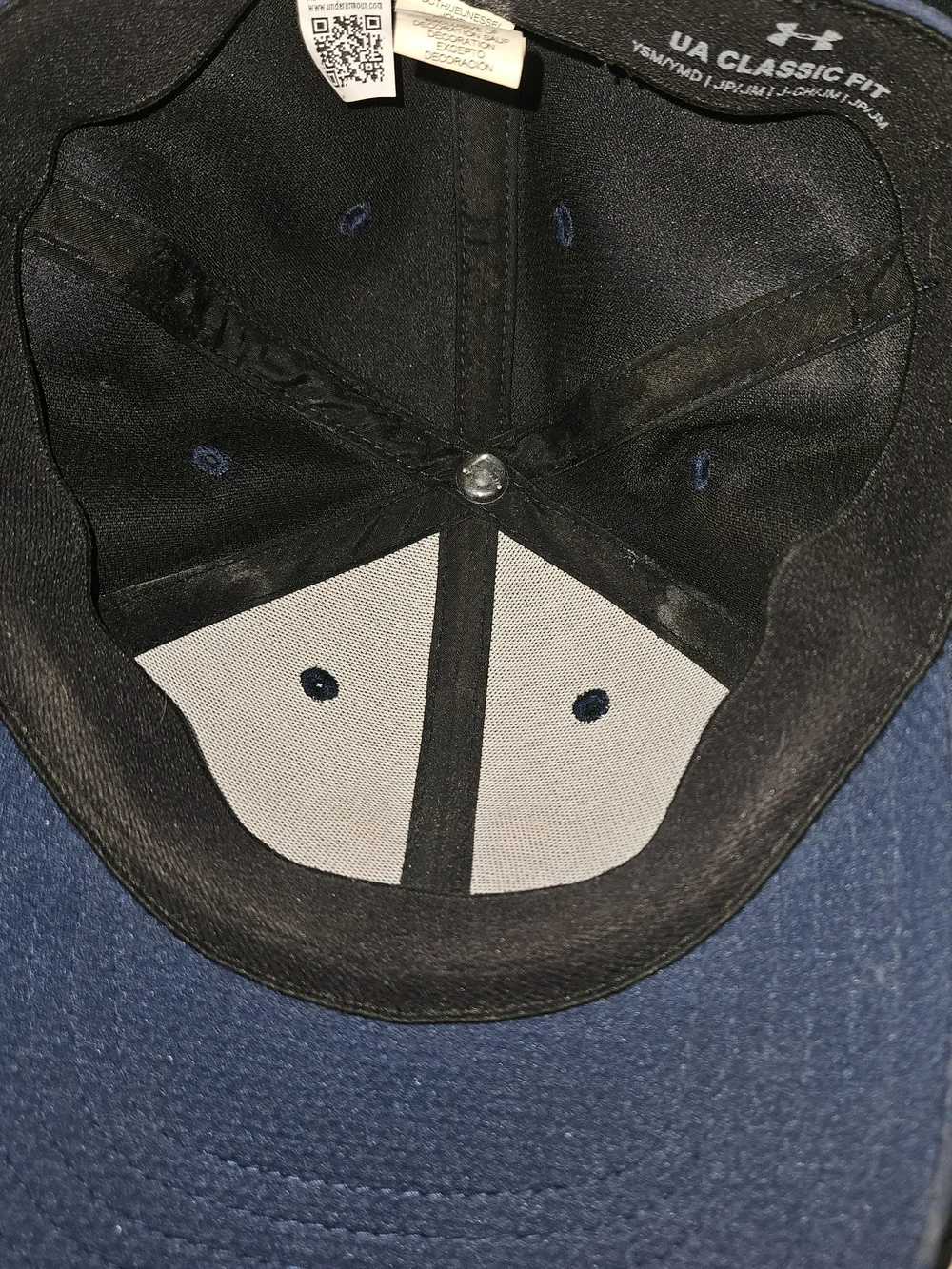 Under Armour Navy Blue Cap with Yellow Logo